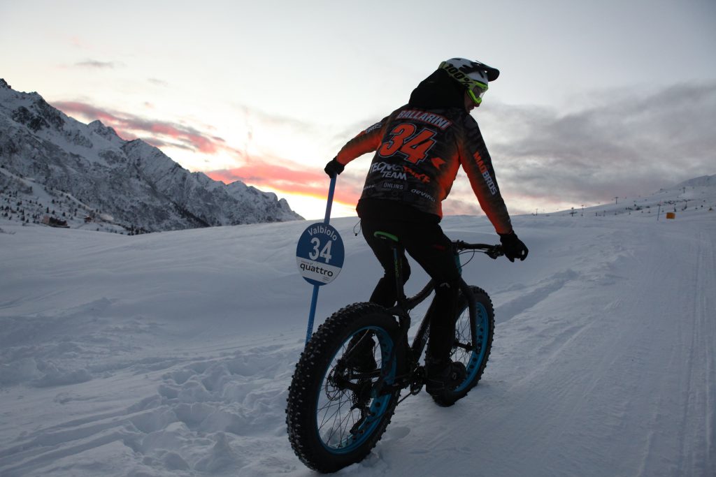 Tour Fat Bike snow downhill 1